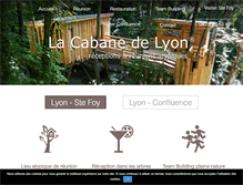 Tablet Screenshot of la-cabane-de-lyon.fr